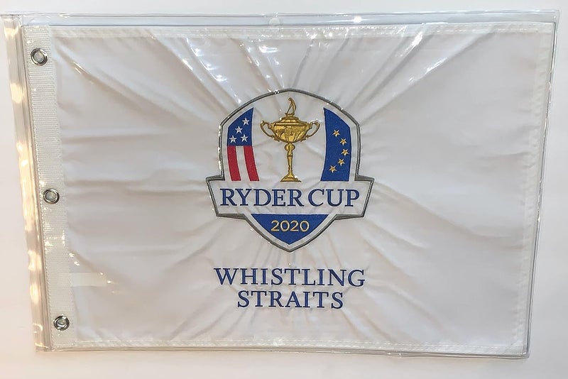PGA Tour 2020 Ryder Cup golf flag 2021 whistling straits embroidered logo new - Image 1